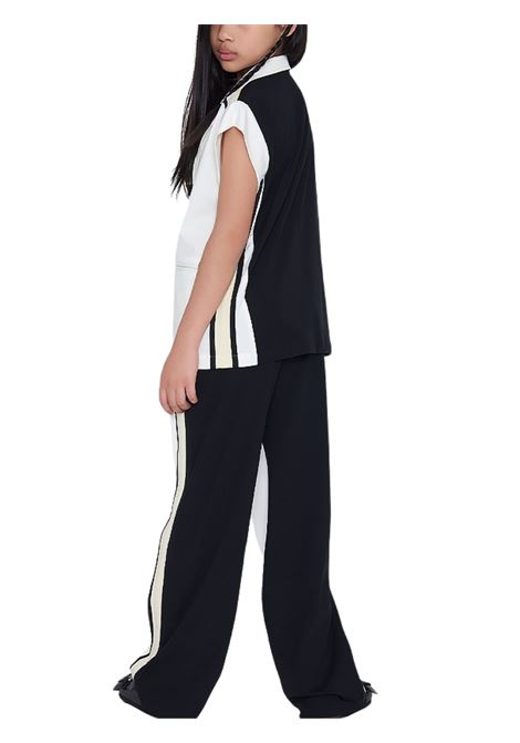 Pantalone bambina panna in viscosa Manila Grace | 144PMJS25/SUPANNA